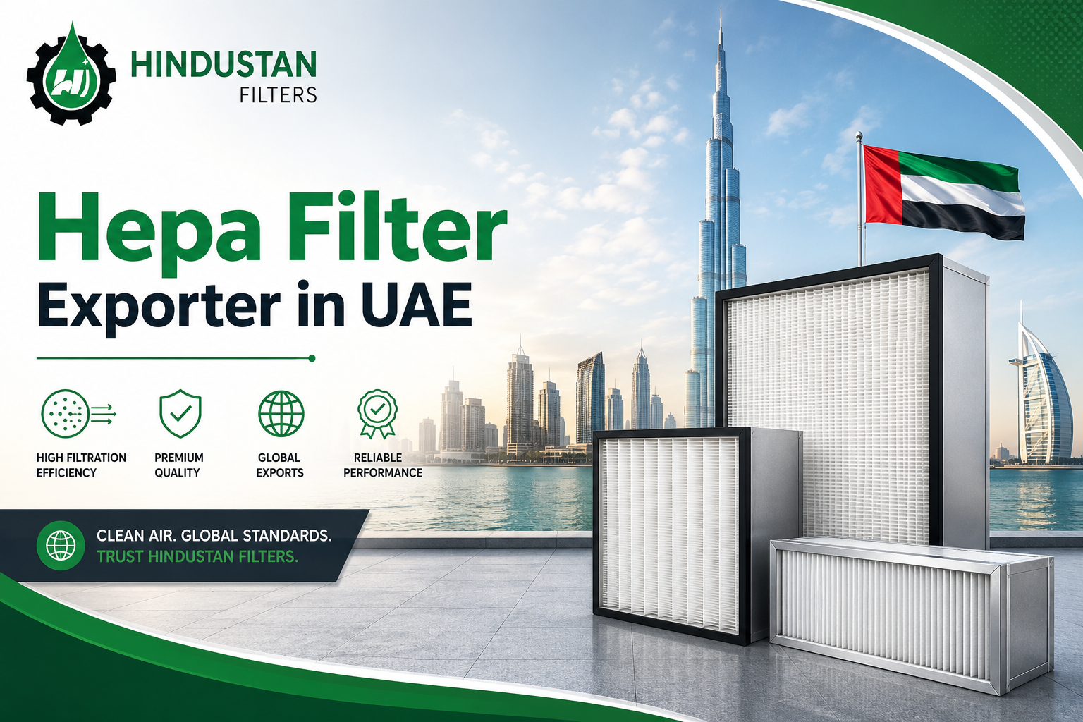 HEPA Filter Exporter in UAE