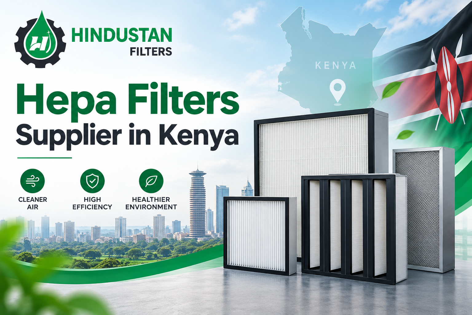 HEPA Filter Supplier In Kenya – Hindustan Filters Premium Air Filtration Solutions