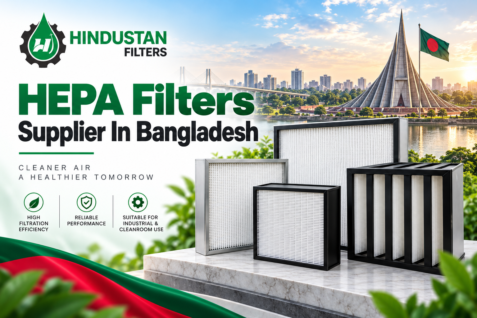 HEPA Filters Supplier In Bangladesh – Hindustan Filters Commercial & Cleanroom Air Filtration